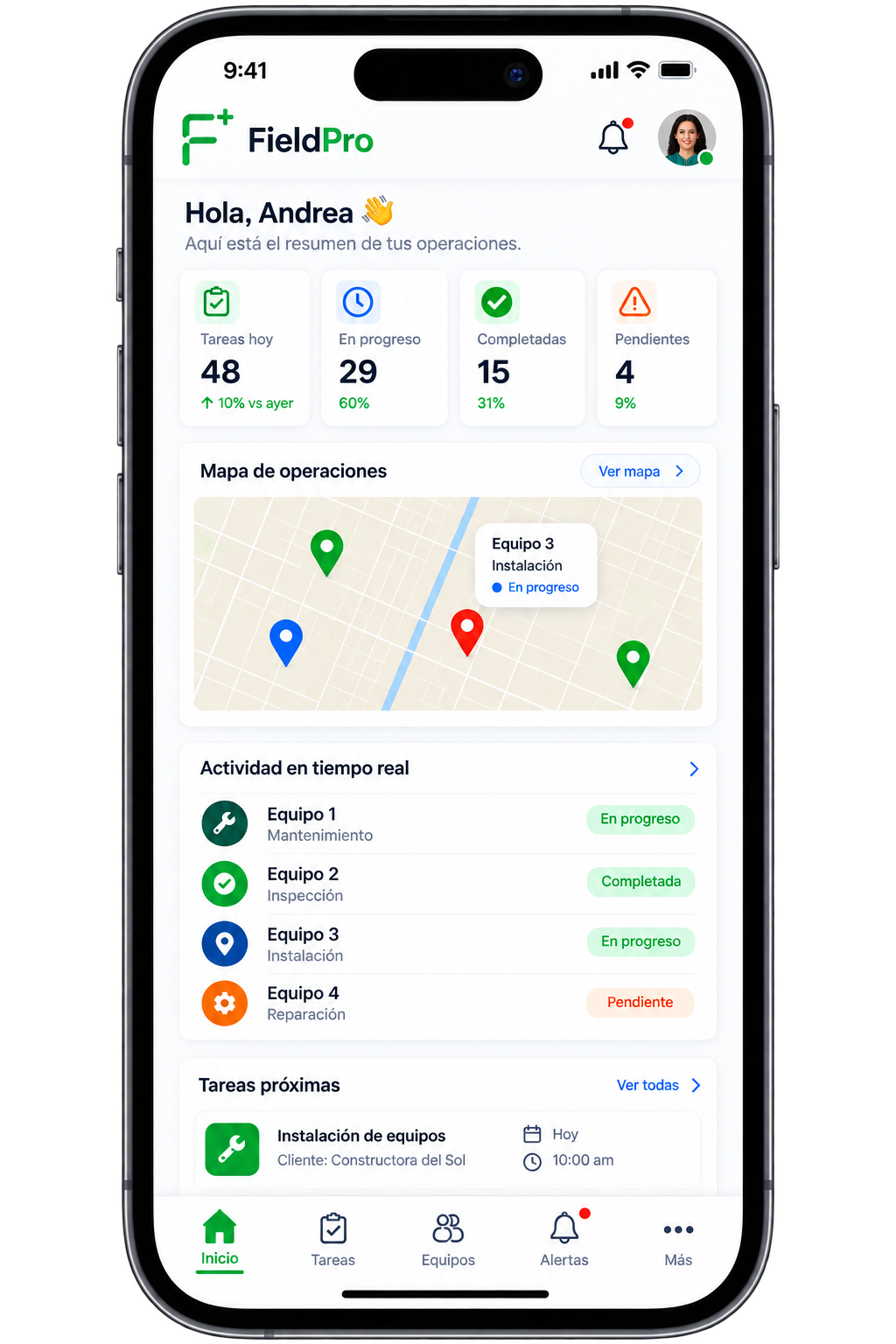 App para Campo app móvil